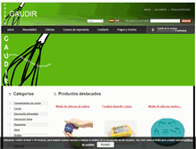 Tablet Screenshot of gaudirtienda.com